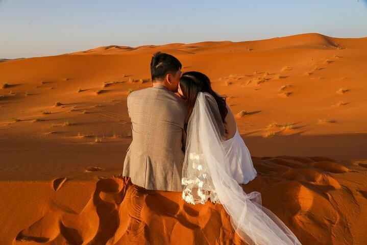 Overnight desert camp experience : camel ride & Sandboarding