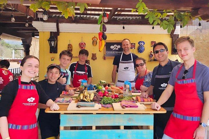 Aula de culinária guatemalteca e tour pelo mercado
