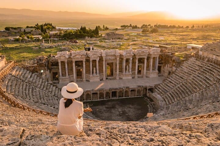 Pamukkale Hierapolis Cleopatra Pool Tour with Lunch from Antalya