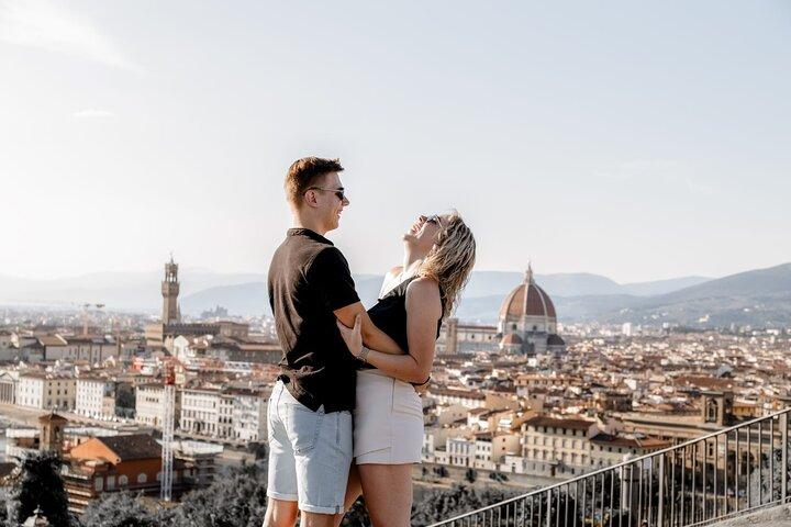 Florence: privéfotoshoot op Piazzale Michelangelo