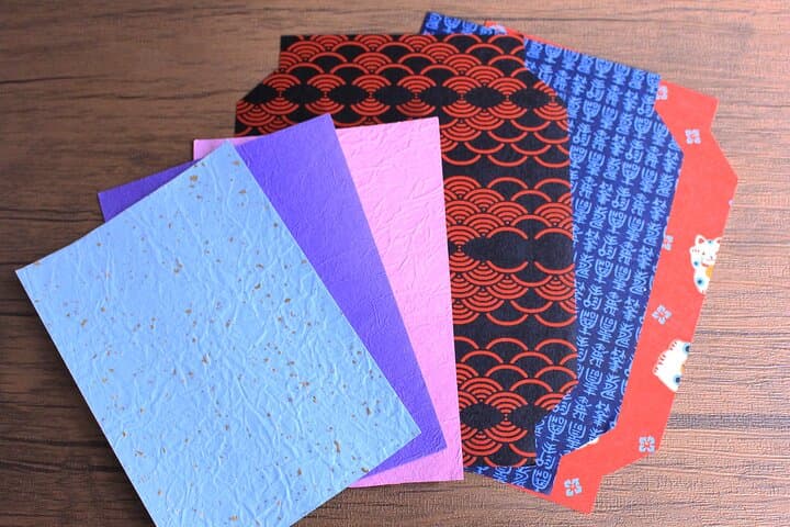 Mini Origami Lamp and Mizuhiki knot Belt Workshop in Ueno