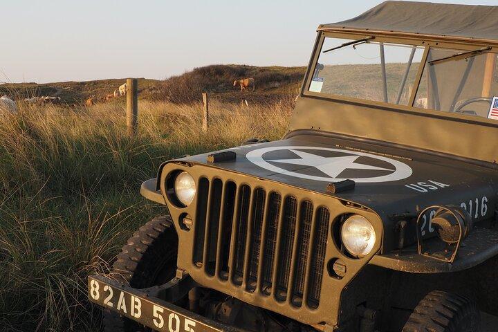 Guidad tur från Utah Beach till Omaha Beach med nedsänkning i jeep