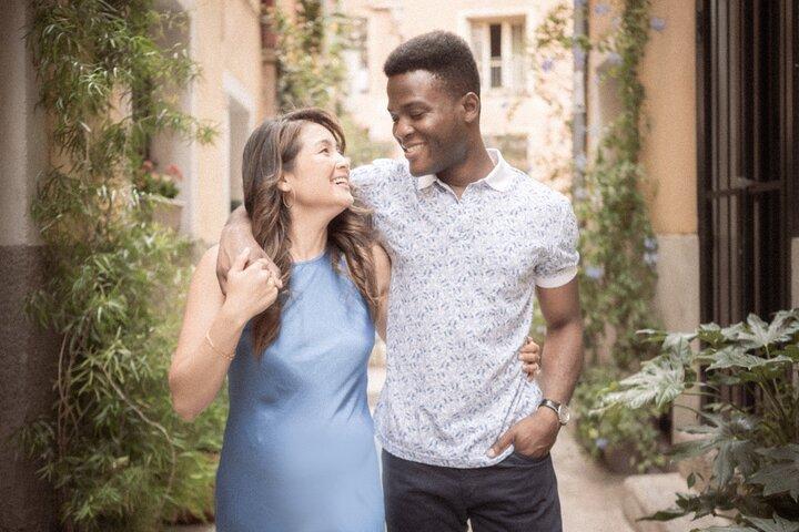 Romantische fotoshoot in de oude binnenstad van Nice of in de buurt