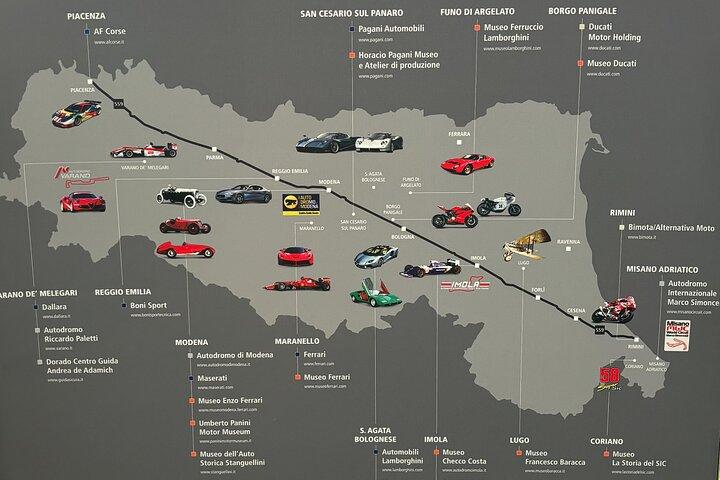 Motor Valley vanuit Florence : Ducati, Lambo, Pagani & Ferrari