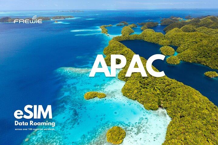 Azië-Pacific 8GB Data E-SIM: 8GB voor 30 dagen