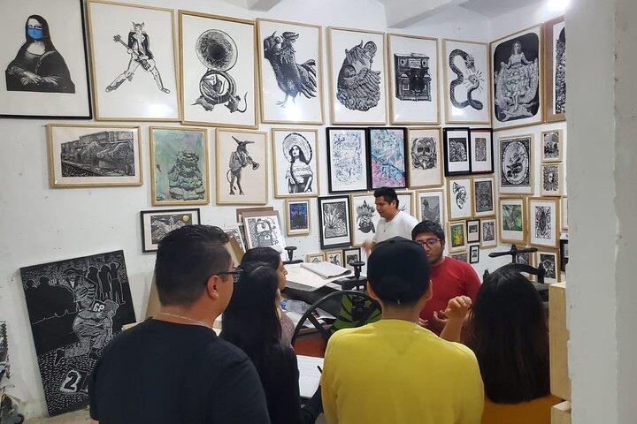 Tour zu Kunstworkshops und Schokoladengeschäften