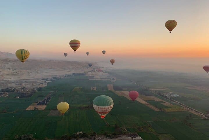 Luxor Adventure: Sunrise Hot Air Balloon Flight Over the Nile