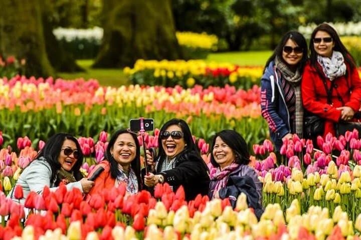 Amsterdam: Keukenhof Entry & Shuttle Bus with Flexible Return