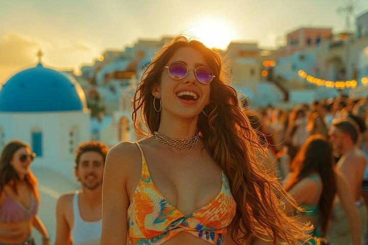Santorini: Excursão completa da ilha e pôr do sol com guia local