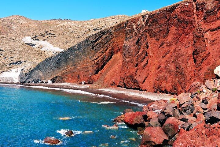 Santorini: Excursão completa da ilha e pôr do sol com guia local