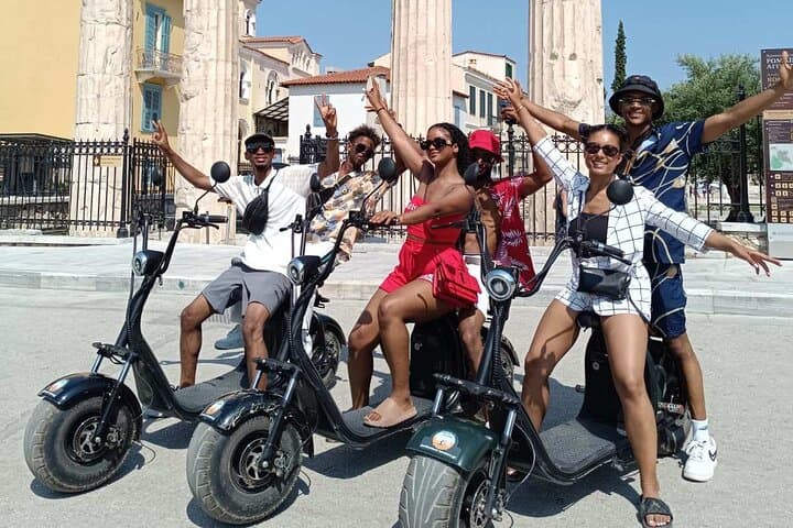 GoPro Adventure Tour in Acropolis area by E-Scooter