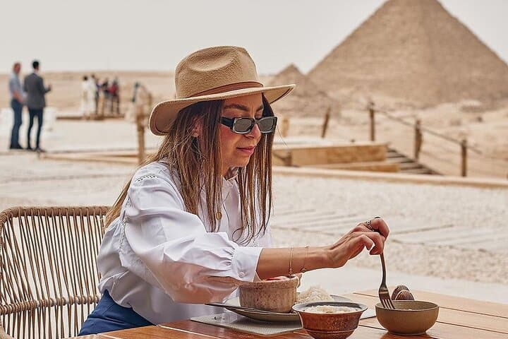 Giza Pyramids tour with nine pyramids Lounge lunch and camel ride