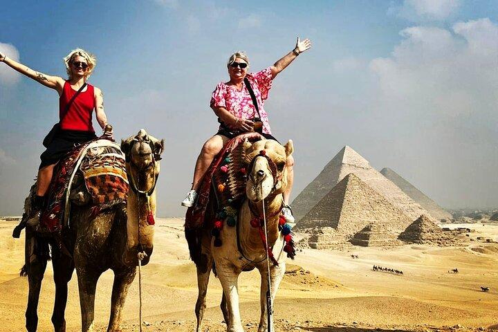 Visite privée des pyramides de Gizeh, du Sphinx, de Memphis et de Saqqarah