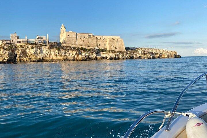 Passeio de barco guiado privado de 4 horas em Vieste