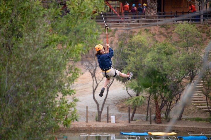 Las Cañadas Zipline Tour (mit Luxus Hin- und Rückfahrt)