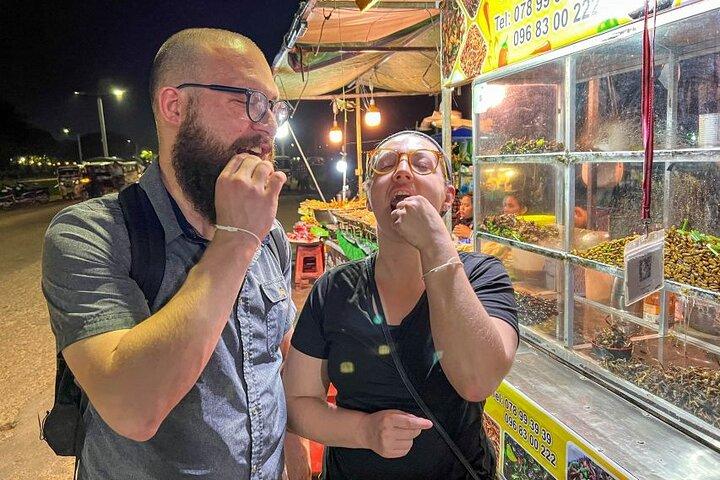Visita privada al mercado nocturno y barbacoa