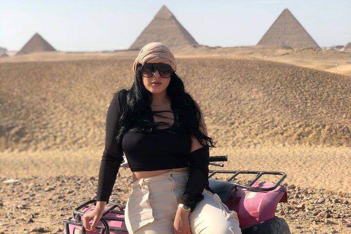 Pirámides de Guiza,Esfinge,Paseo en camello,Bici ATV,Compras,Crucero con cena