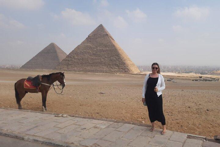Excursion privée pyramides de Gizeh, sphinx, pyramide de Sakkara et vieille ville de Memphis