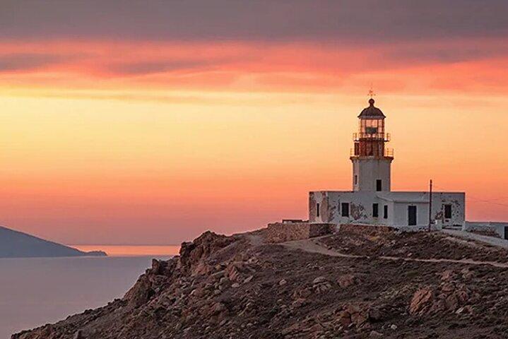 Mykonos ö Privat rundtur med upphämtning ingår
