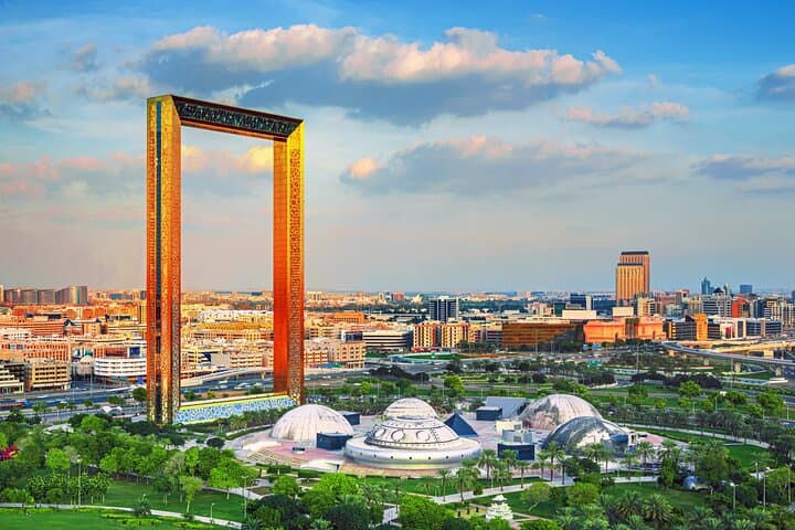 Admission to the Dubai Frame to see the Two Faces of Dubai