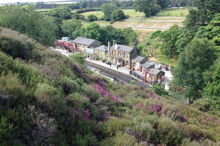 North York Moors avec train à vapeur pour Whitby