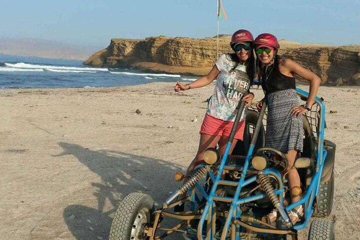 Paracas : パラカス国立保護区のATV/クワッドバイクまたはバギー