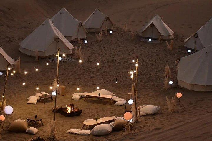 ワカチナ: イカ砂漠の星空の下でのディナー体験