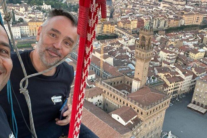 Luchtballonvaart boven Florence
