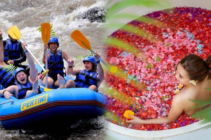 BALI Wildwasser-Rafting mit Bali Luxus-Spa-Paket
