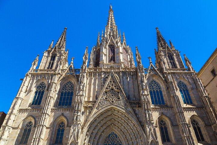 Barcelonas katedral: biljett, guidad tur, terrass + VR-upplevelse