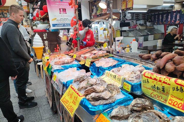 大阪黒門市場＆たこ焼き作り体験プライベートツアー