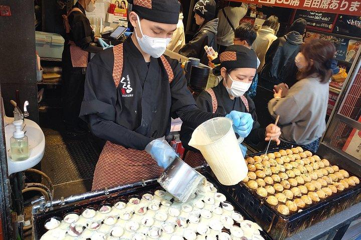 大阪黒門市場＆たこ焼き作り体験プライベートツアー