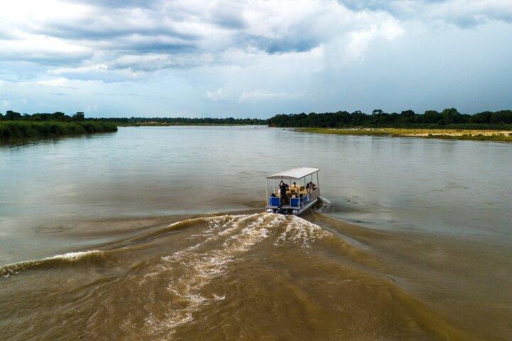 Nyerere Game Reserve: Safari in barca sul fiume Rufiji