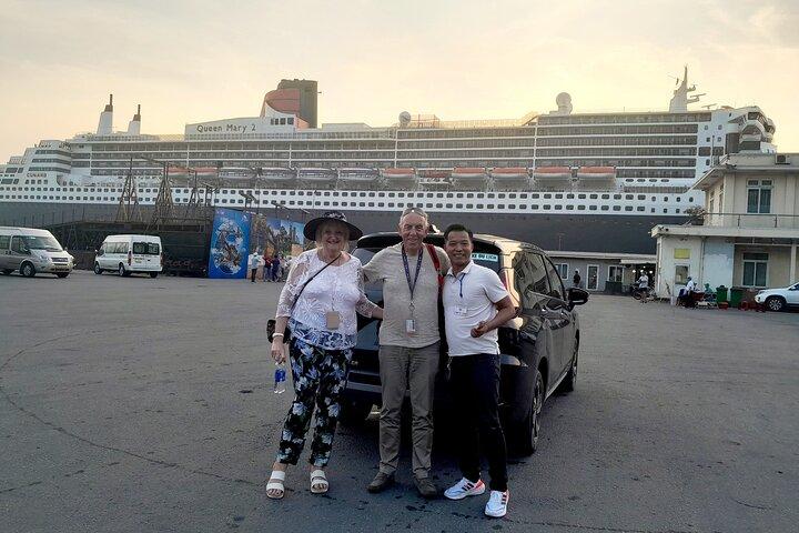 Chan May Port to Golden Bridge or Hoi An by Private Car