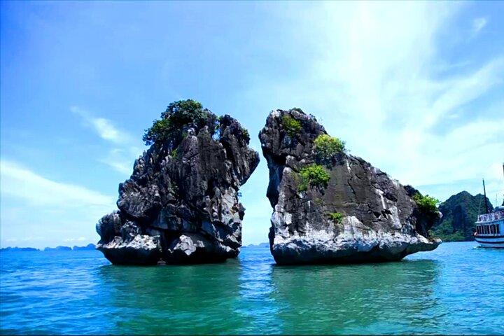 2 dias e 1 noite de pernoite em cruzeiro na Baía de Halong