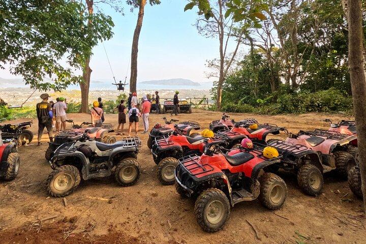 Experiencia en quad y tirolina en Phuket Paradise