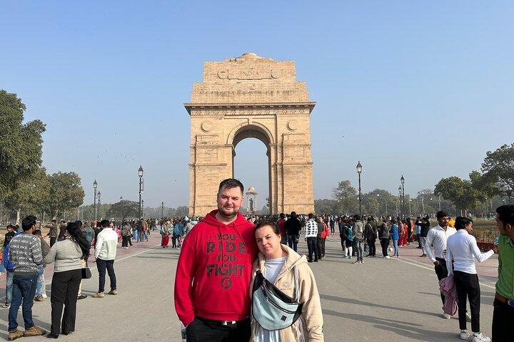 Tour privato di un'intera giornata a Nuova e Nuova Delhi