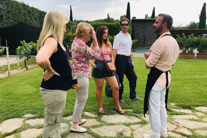 Toscane: Chianti semi-privé wijnproeverij en diner in de wijngaard