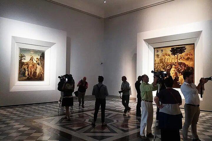 Florence - Galleria degli Uffizi en Leonardo da Vinci Museum
