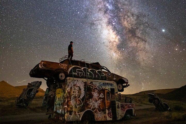 Aventure d'observation des étoiles dans un ciel sombre avec location de luxe Bronco