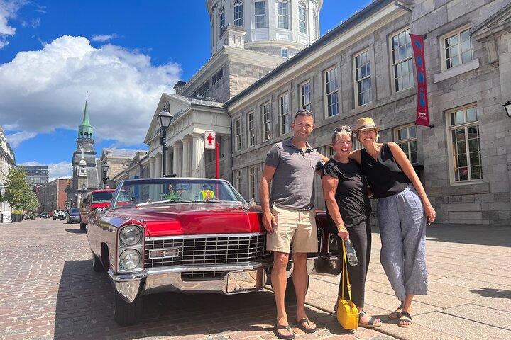 PRIVAT 1-timmars tur Old-Montreal i Vintage Cabriolet Cadillac