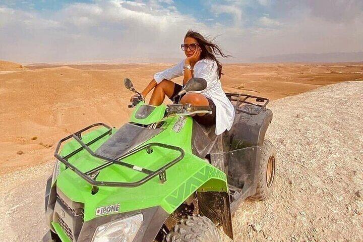 Marrakech: AGAFAY DESERT, Quad, Camel lunch, Transfer