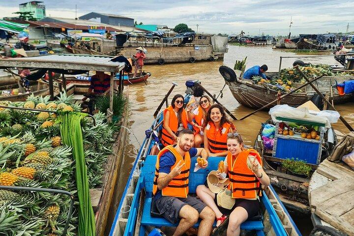 Una giornata al mercato galleggiante di Cai Rang + fiume Mekong 1 giorno