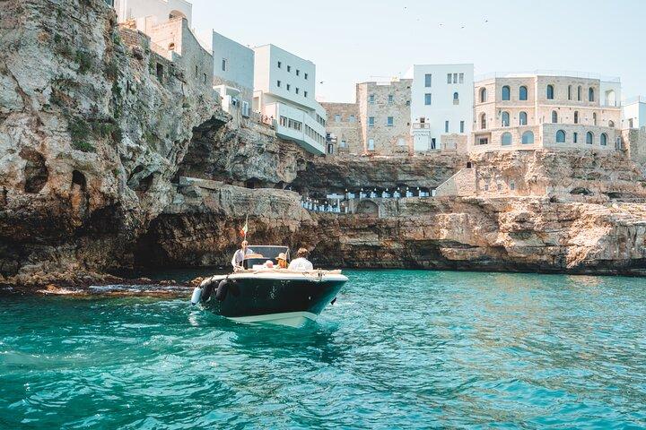 Delad båttur i Polignano a Mare med Prosecco