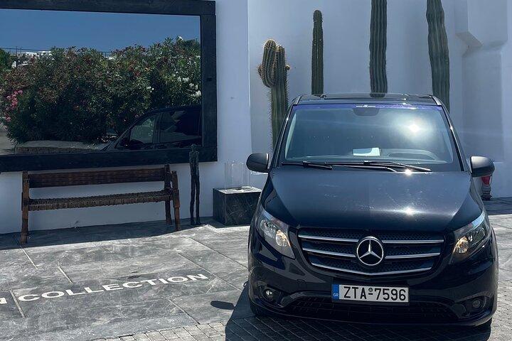 Mykonos Island VIP-överföringar: 24/7 privat transport enkel väg