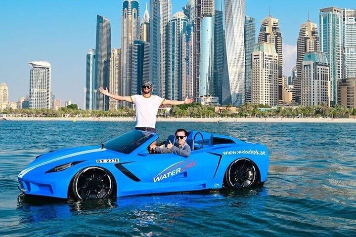 Dubaï Jet Car frisson Randonnée, y compris en option Pick n Drop