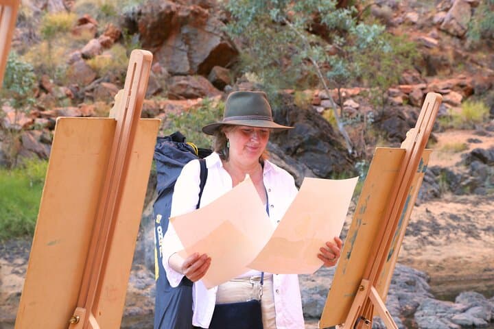 Simpsons Gap Sunset: Watercolour Painting Class