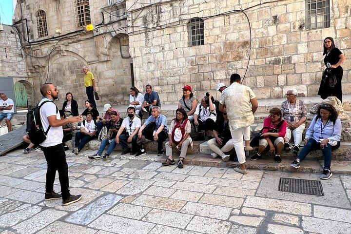 Vandra genom underverken i den gamla staden Jerusalem