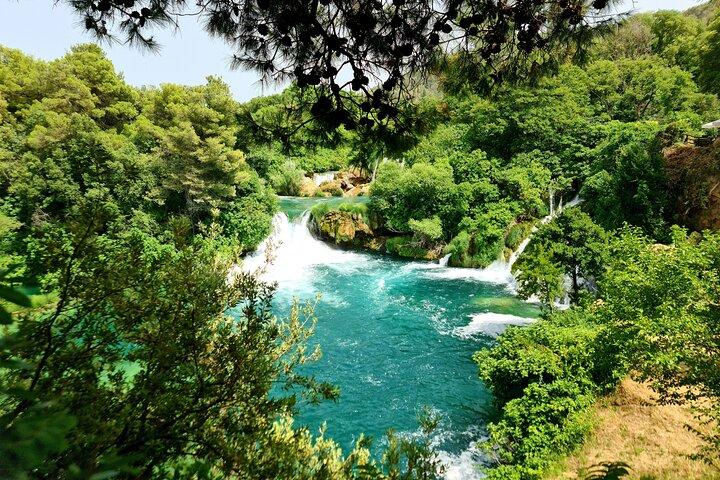 Krka vattenfall nationalpark privat lyxtur