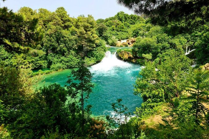 Krka vattenfall nationalpark privat lyxtur